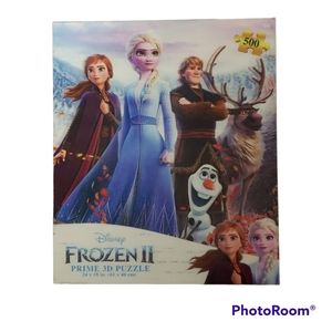DISNEY FROZEN II 3D Puzzle PRIME 3D PUZZLE 500PCS NEW 24 X 18 INCHES
